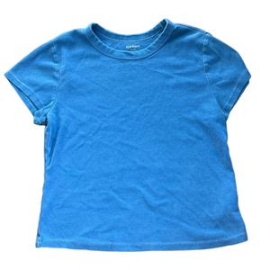 Old Navy Vibrant Blue Ribbed T Shirt